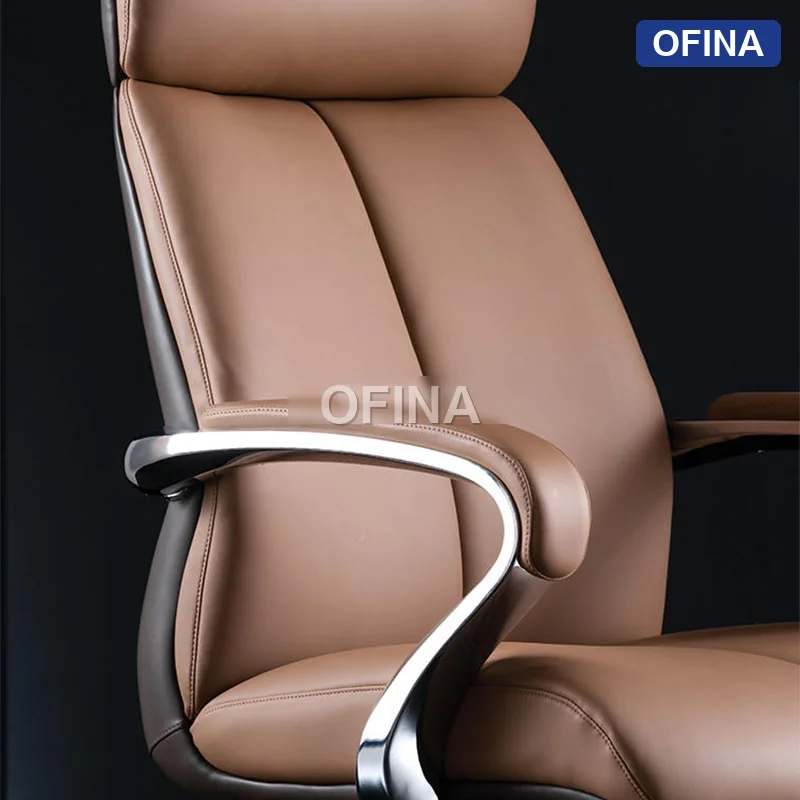 Ghế lãnh đạo da bò Italy Passo PA-2206A thumbnail 6