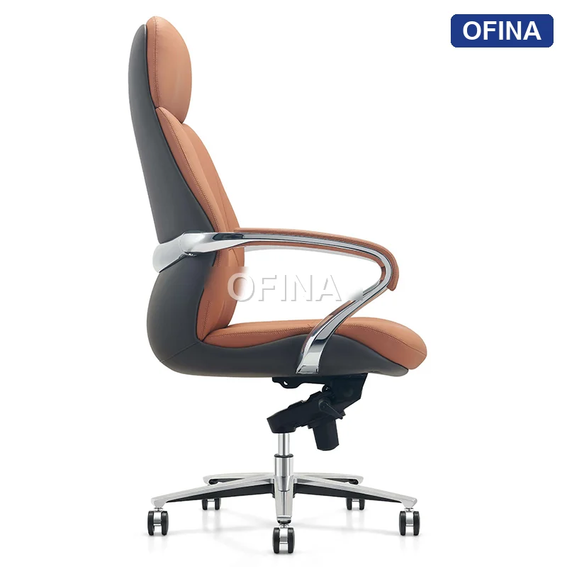 Ghế lãnh đạo da bò Italy Passo PA-2302A-BN thumbnail 5