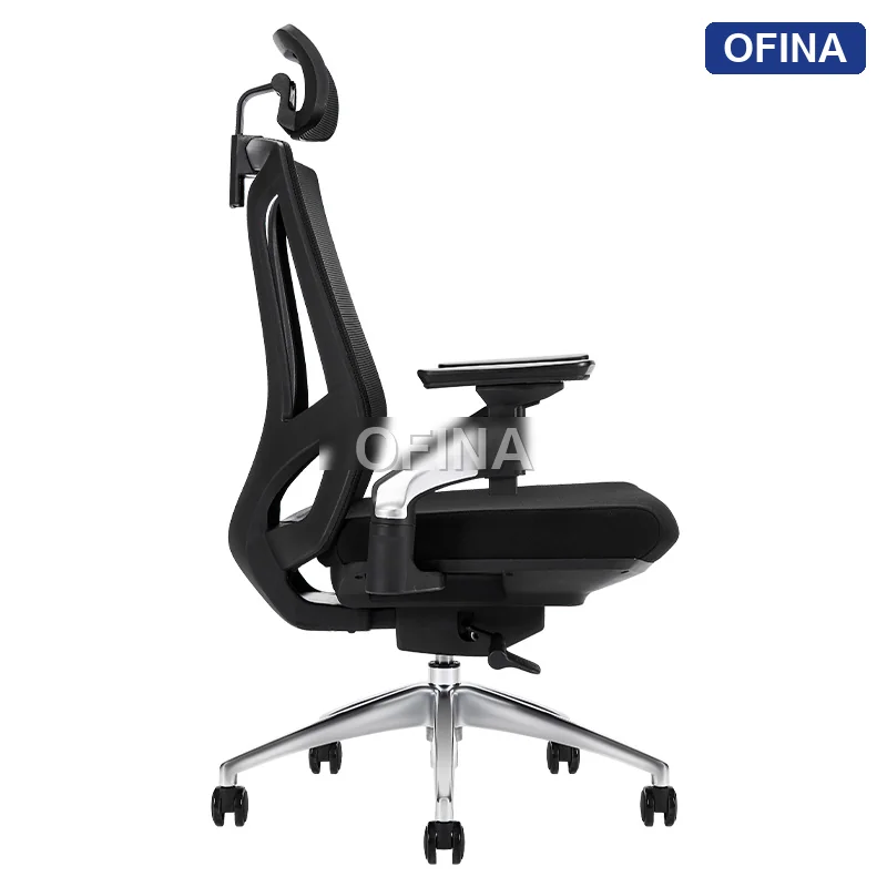 Ghế công thái học Ergonomic Plato PL05A Black (4D Armrest) thumbnail 2