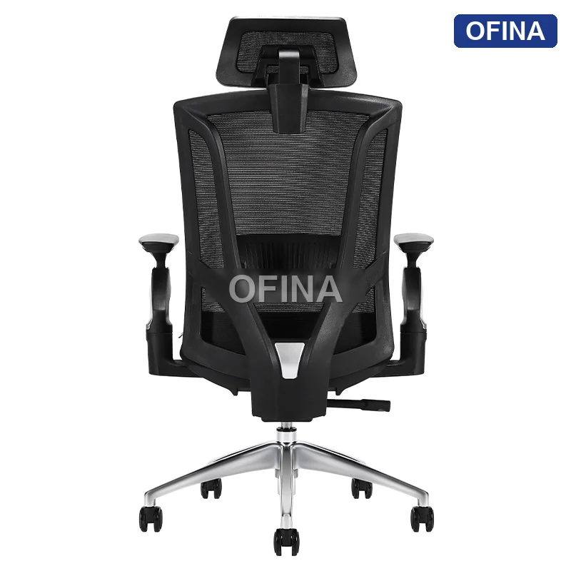 Ghế công thái học Ergonomic Plato PL05A Black (4D Armrest) thumbnail 4