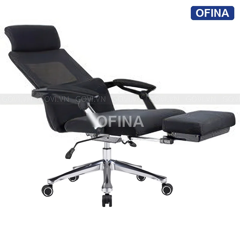 Ghế xoay văn phòng Plato PL08A Black thumbnail 2