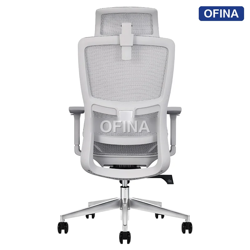 Ghế công thái học Ergonomic Plato Wave Grey thumbnail 3
