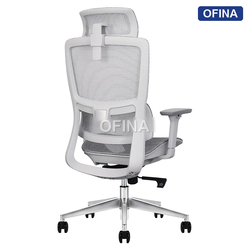 Ghế công thái học Ergonomic Plato Wave Grey thumbnail 4