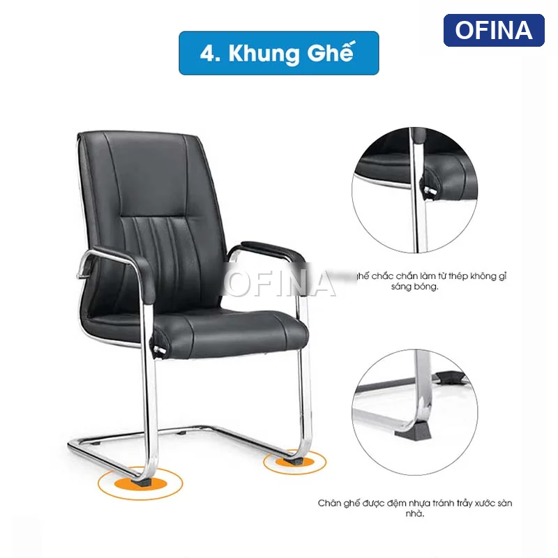 Ghế chân quỳ da Q4-BL thumbnail 4