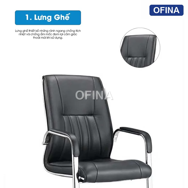 Ghế chân quỳ da Q4-BL thumbnail 6