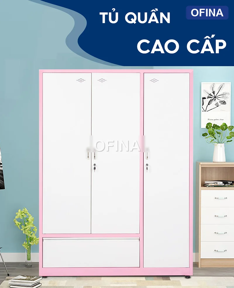 Tủ sắt đựng quần áo QA02K-H thumbnail 2