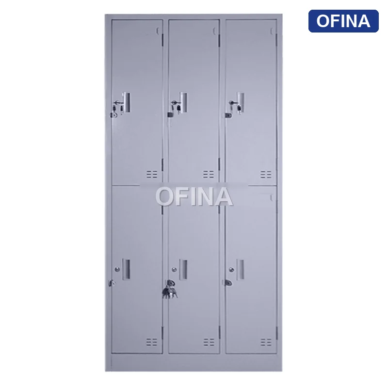 Tủ sắt đựng quần áo 6 ngăn QA06