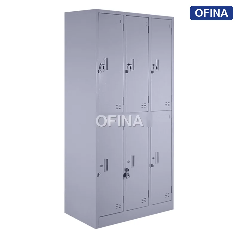 Tủ sắt đựng quần áo 6 ngăn QA06 thumbnail 2