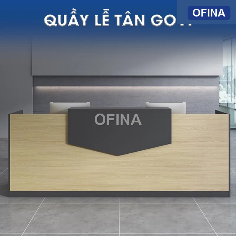 Quầy lễ tân QLT01 thumbnail 6
