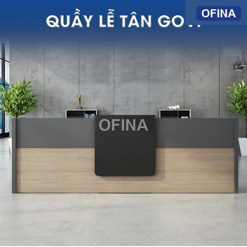 Quầy lễ tân QLT04 thumbnail 3