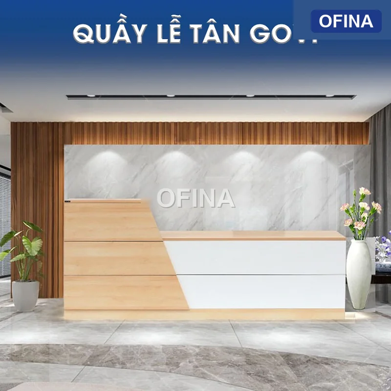 Quầy lễ tân QLT07 thumbnail 4