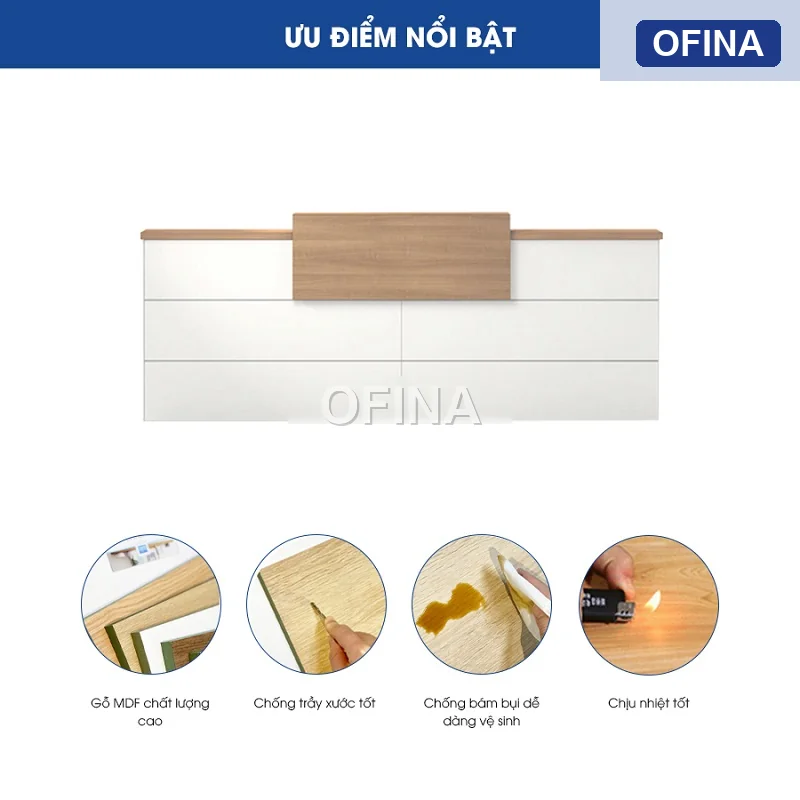 Quầy lễ tân QLT08 thumbnail 5