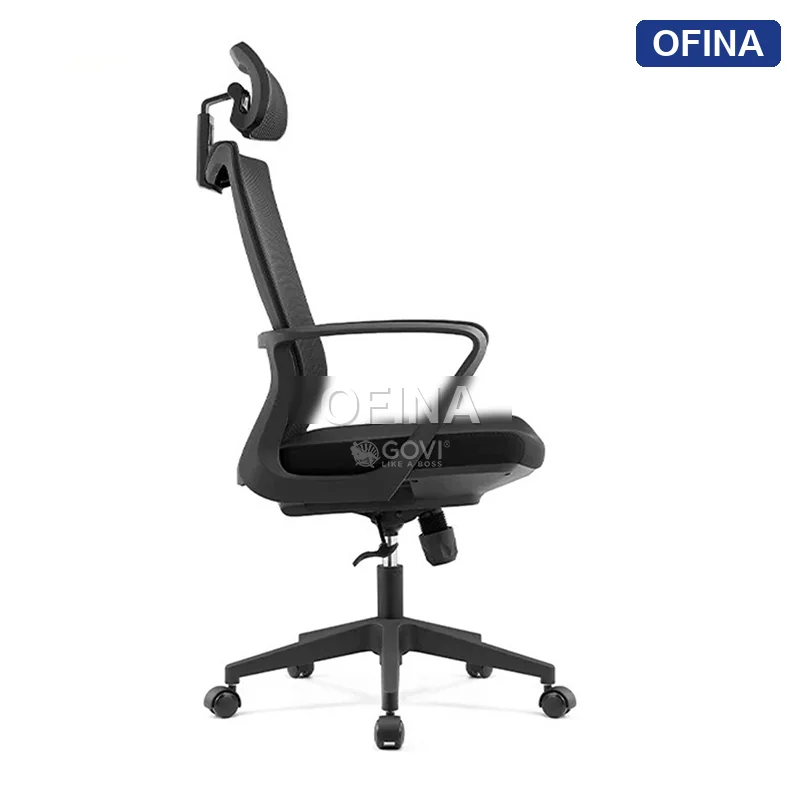 Ghế xoay văn phòng Ryan R01A-BL thumbnail 4