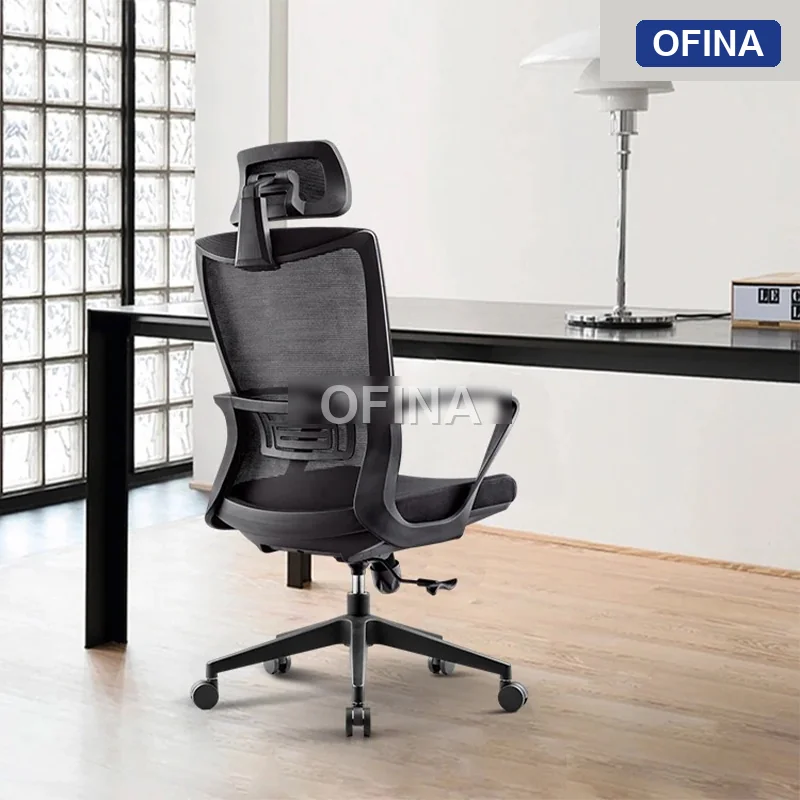 Ghế xoay văn phòng Ryan R01A-BL thumbnail 6