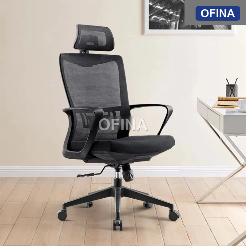 Ghế xoay văn phòng Ryan R01A-BL thumbnail 7