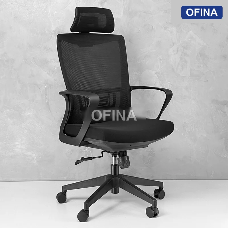 Ghế xoay văn phòng Ryan R01A-BL thumbnail 8