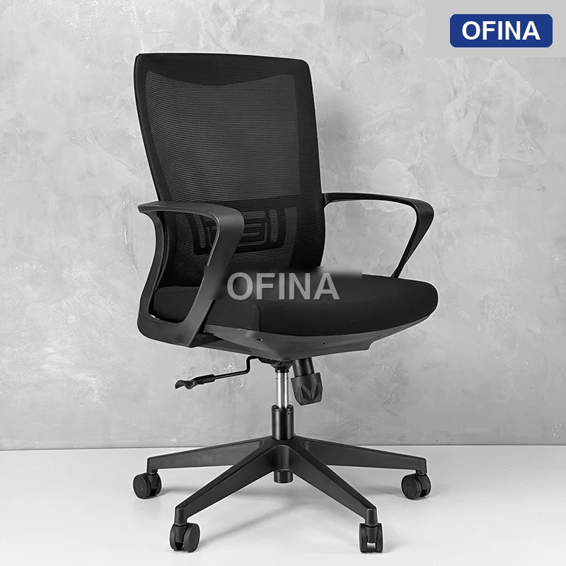 Ghế xoay văn phòng Ryan R01B-BL thumbnail 8