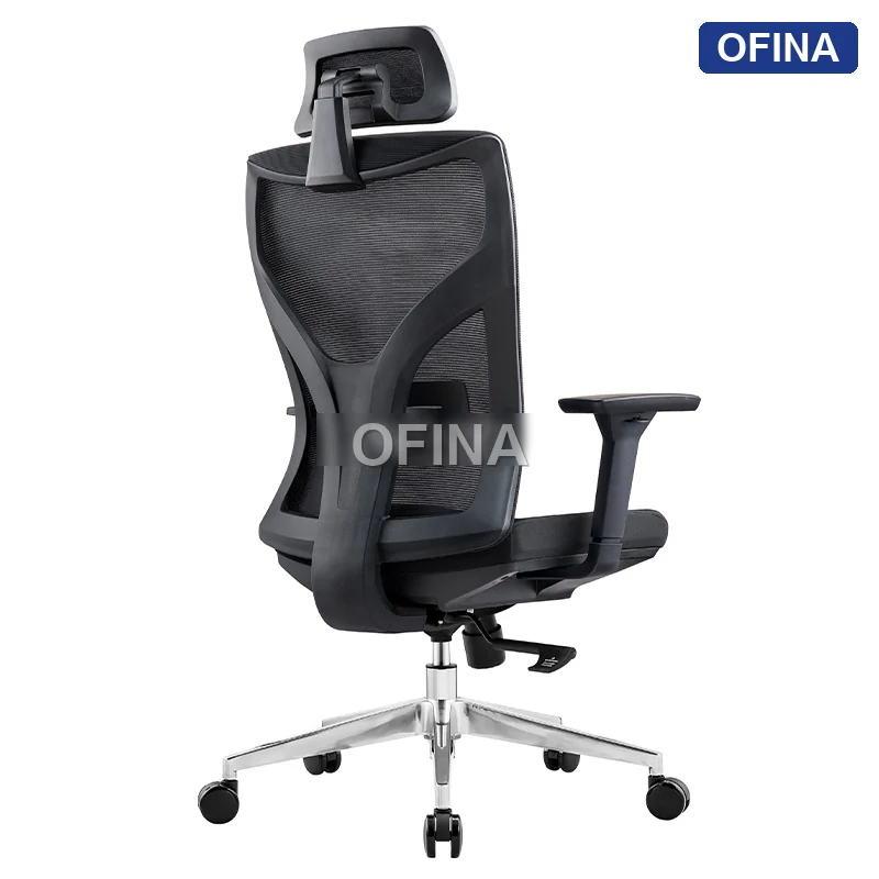 Ghế Công thái học  Ergonomic Ryan R02A Plus Black thumbnail 3