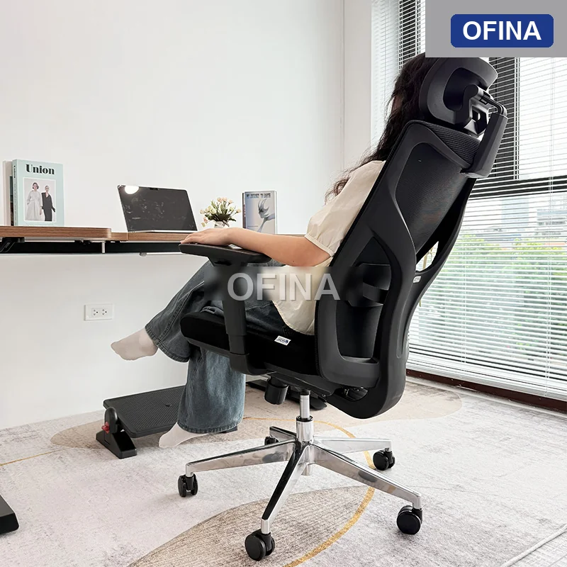 Ghế Công thái học  Ergonomic Ryan R02A Plus Black thumbnail 5