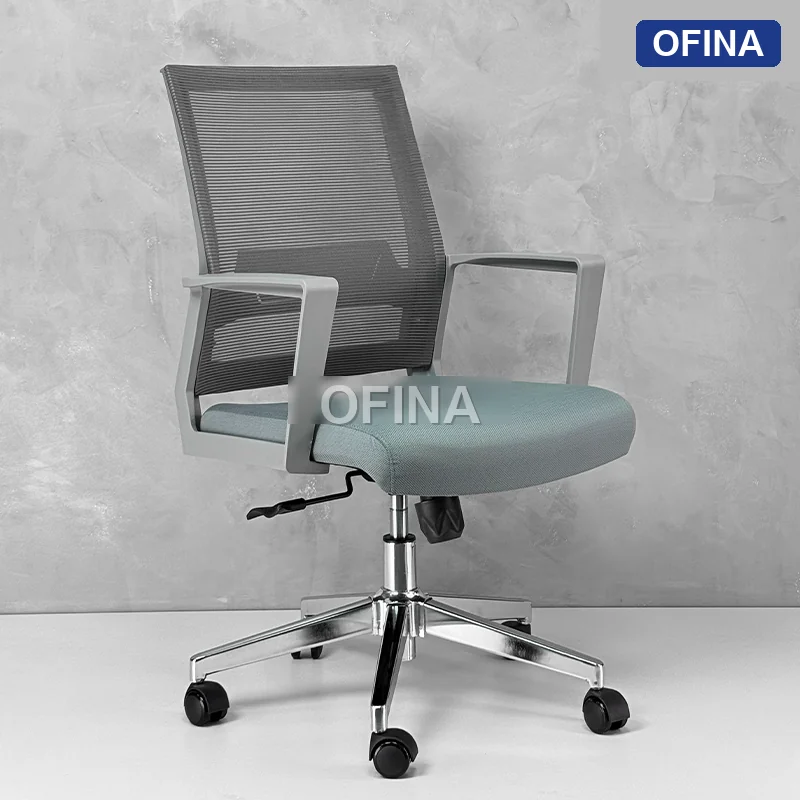 Ghế xoay văn phòng Ryan R08B-GR thumbnail 5