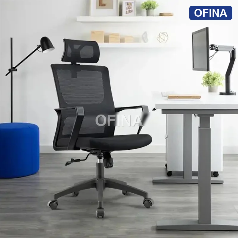 Ghế xoay văn phòng Ryan R28A-BL thumbnail 5