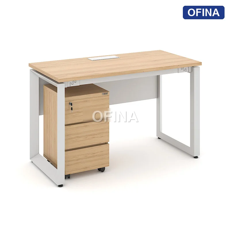 Bàn làm việc Ryder RU01A khung trắng thumbnail 2
