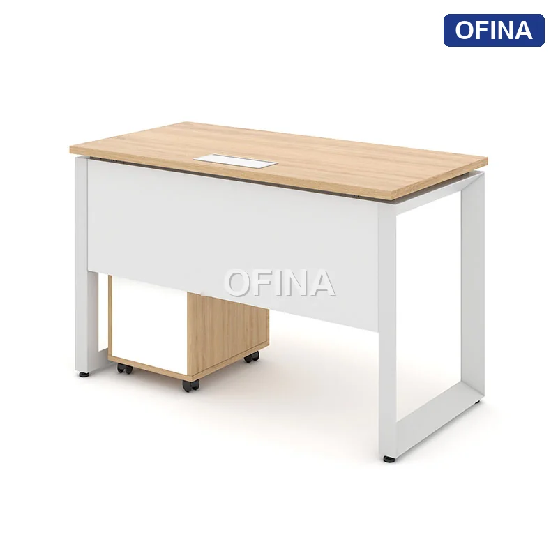 Bàn làm việc Ryder RU01A khung trắng thumbnail 4