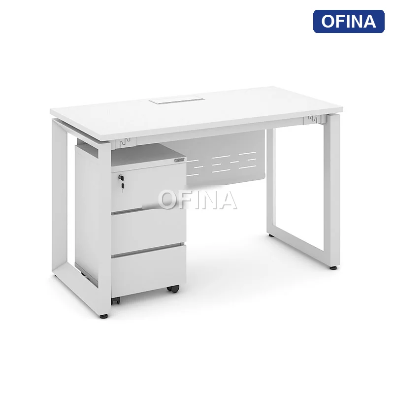 Bàn làm việc Ryder RU01A khung trắng thumbnail 5