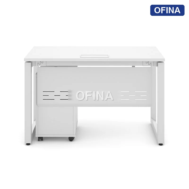 Bàn làm việc Ryder RU01A khung trắng thumbnail 6