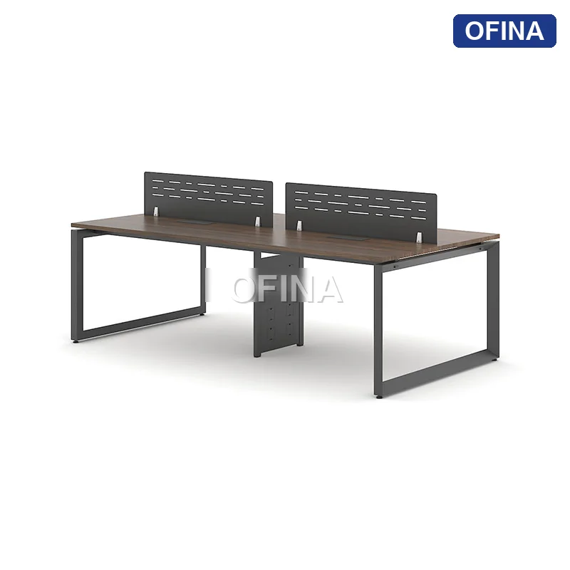 Cụm bàn làm việc  RUC01-2412 khung đen thumbnail 3