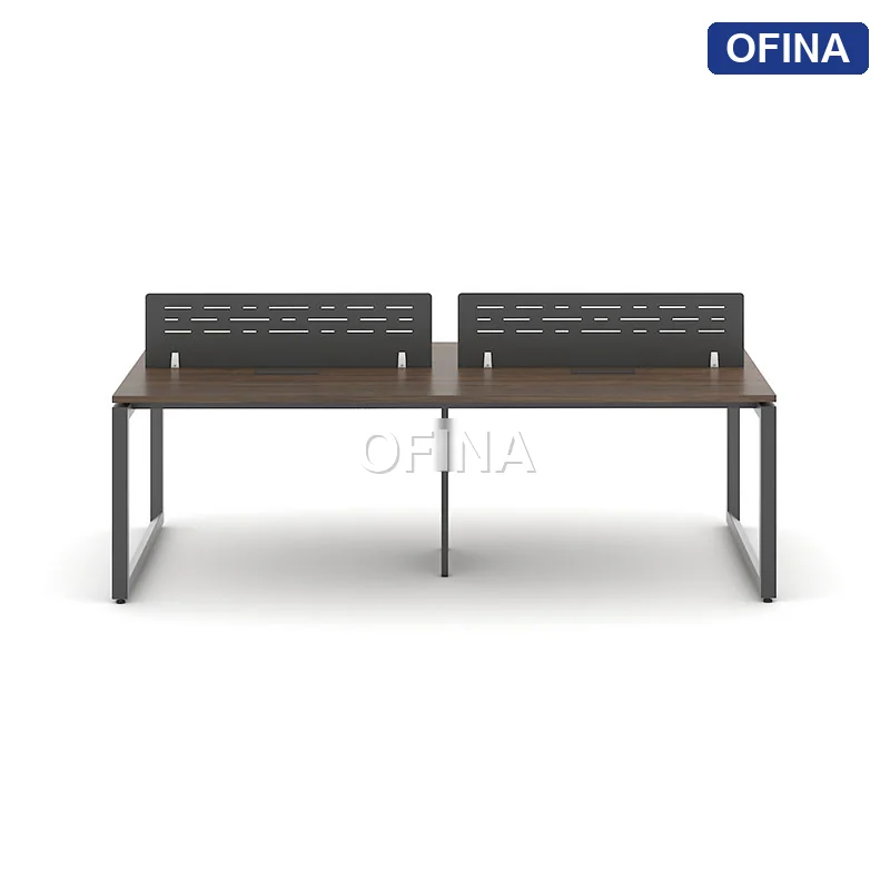 Cụm bàn làm việc  RUC01-2412 khung đen thumbnail 4