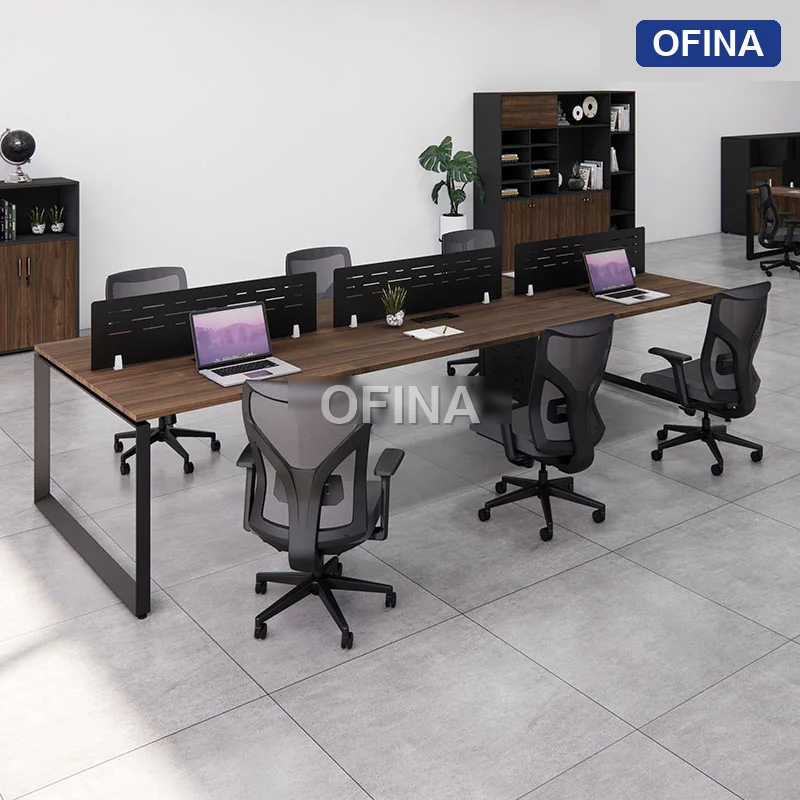 Cụm bàn làm việc RUC01-3612 khung đen thumbnail 2