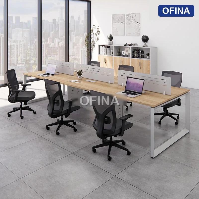 Cụm bàn làm việc RUC01-3612 khung trắng