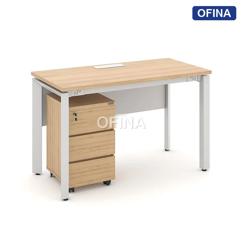 Bàn làm việc Ryder RY01A khung trắng thumbnail 3