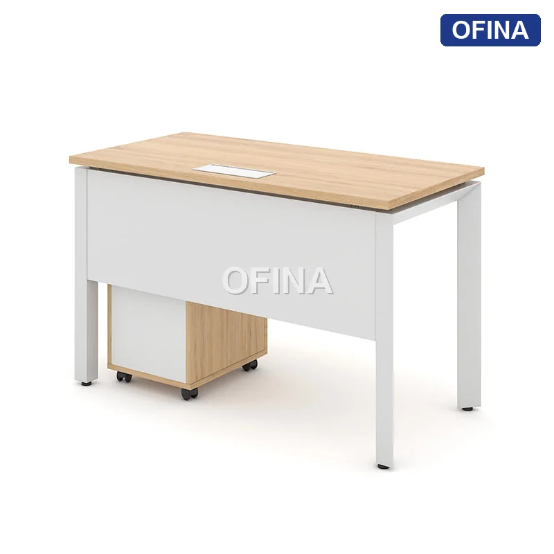 Bàn làm việc Ryder RY01A khung trắng thumbnail 5