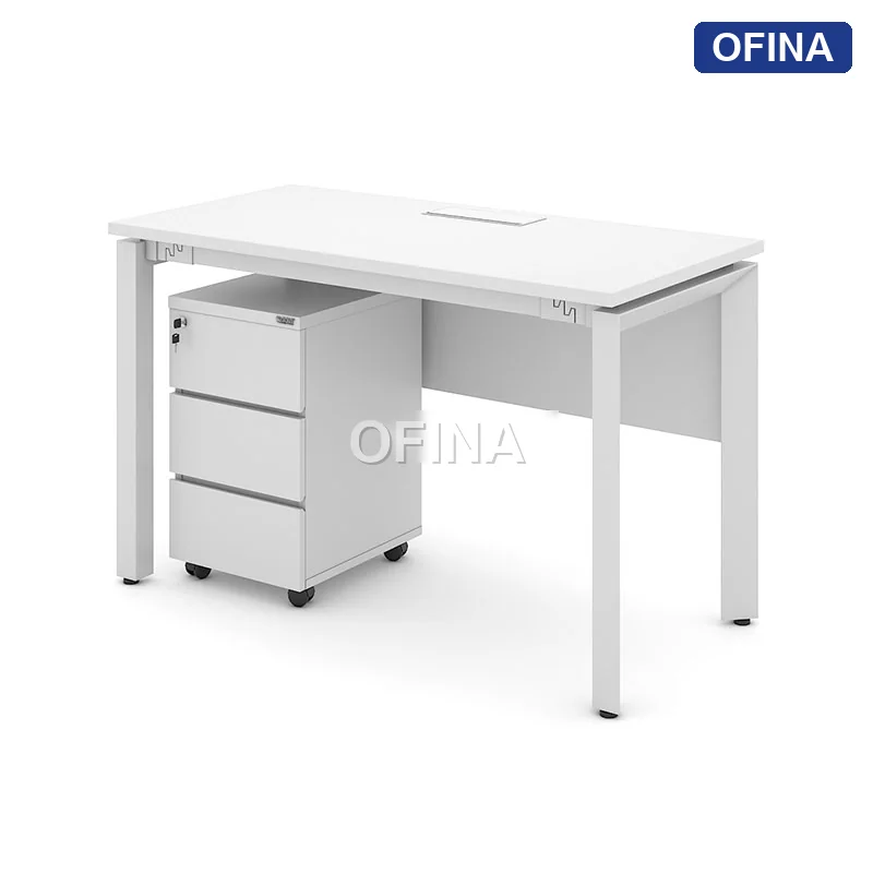 Bàn làm việc Ryder RY01A khung trắng thumbnail 6