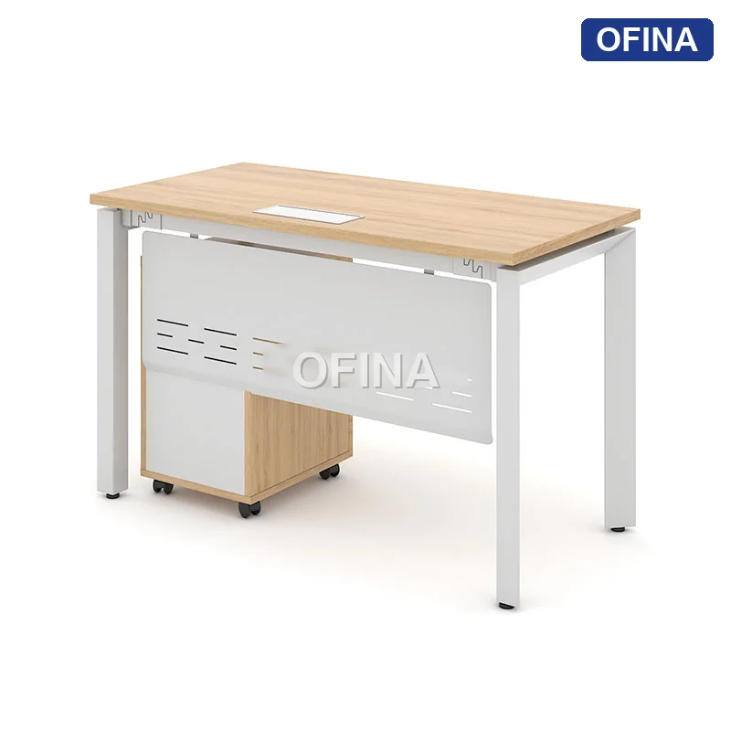 Bàn làm việc Ryder RY01B khung trắng thumbnail 5