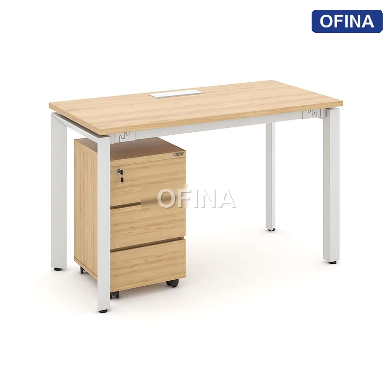 Bàn làm việc Ryder RY01 khung trắng thumbnail 3