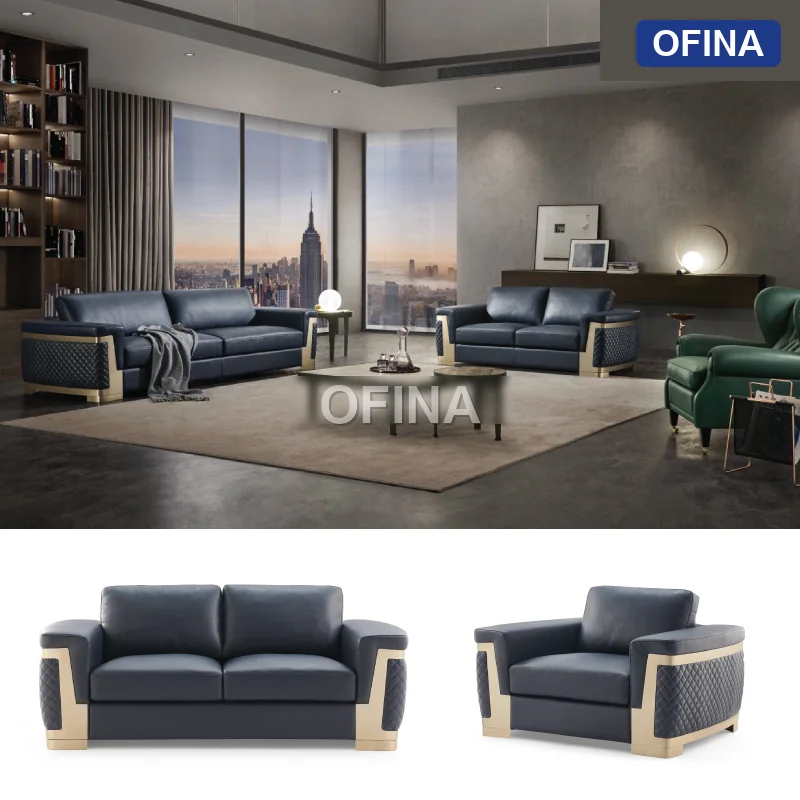 Sofa đôi da cao cấp SF8023-2 thumbnail 3