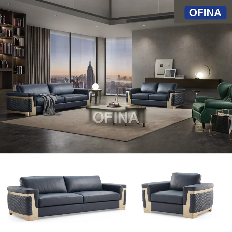 Sofa văng da cao cấp SF8023-3 thumbnail 2