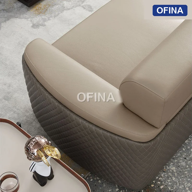 Sofa da cao cấp SF8055-3 thumbnail 2