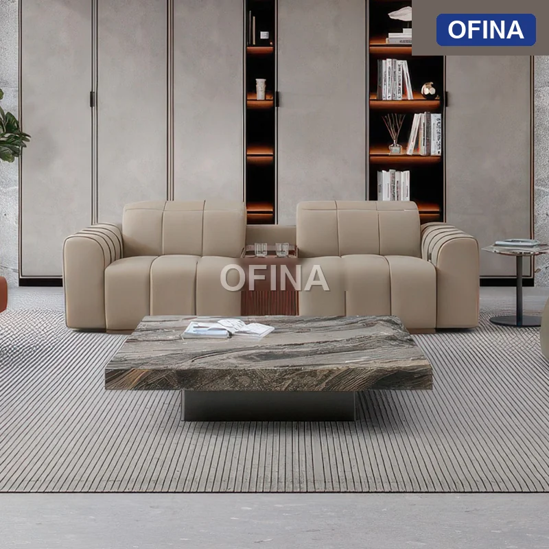Sofa da cao cấp SF8061A-3 thumbnail 2