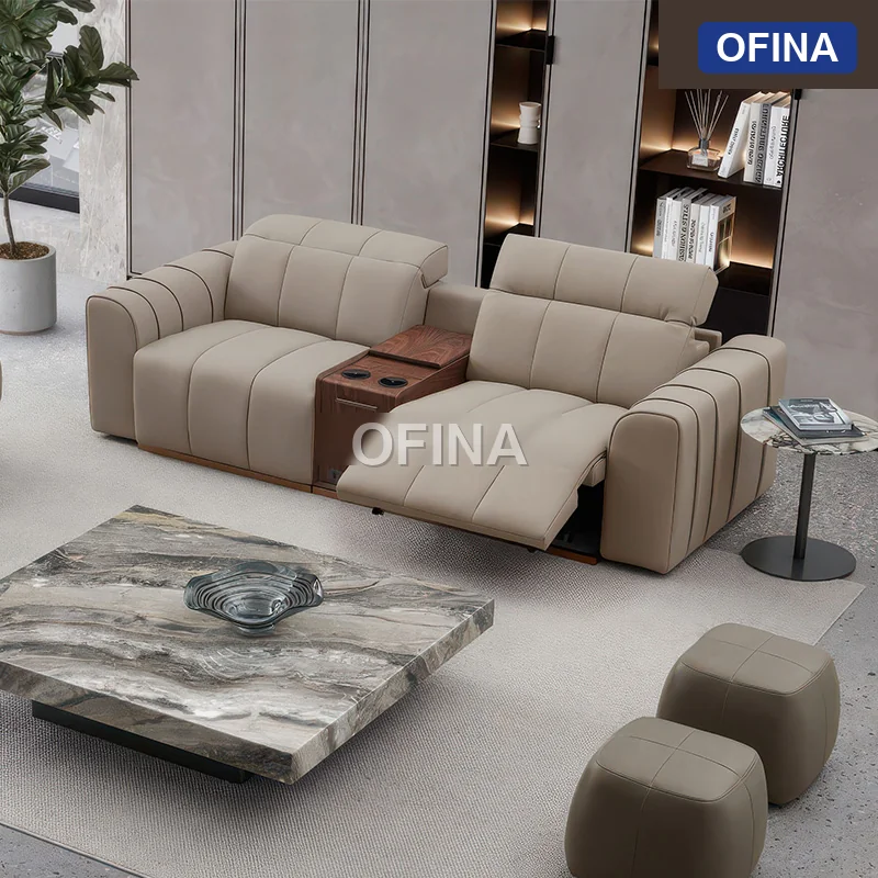 Sofa da cao cấp SF8061A-3 thumbnail 3