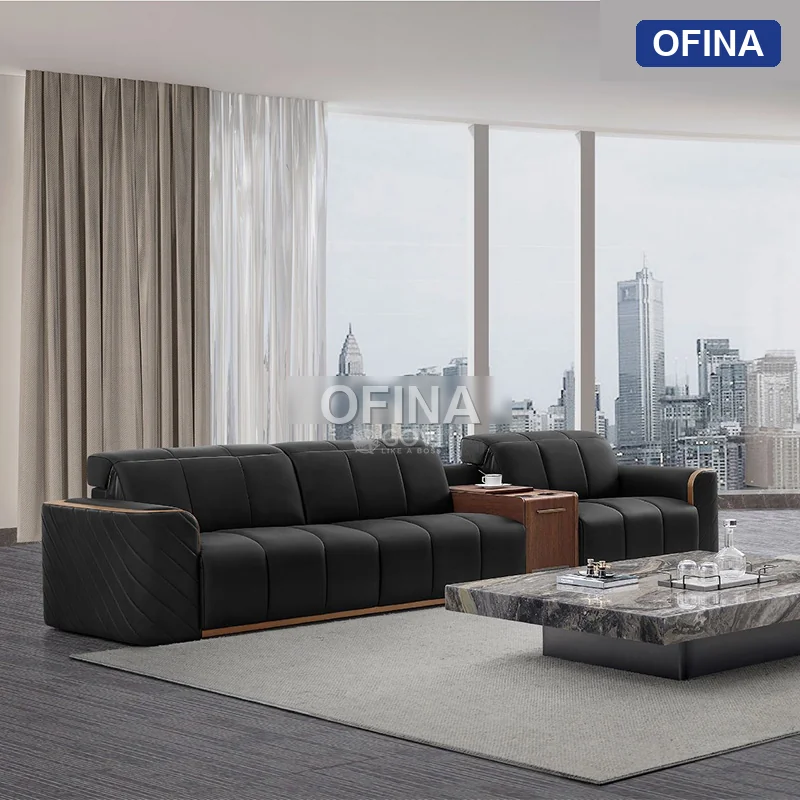 Sofa da cao cấp SF8063A-4-B2090 thumbnail 3