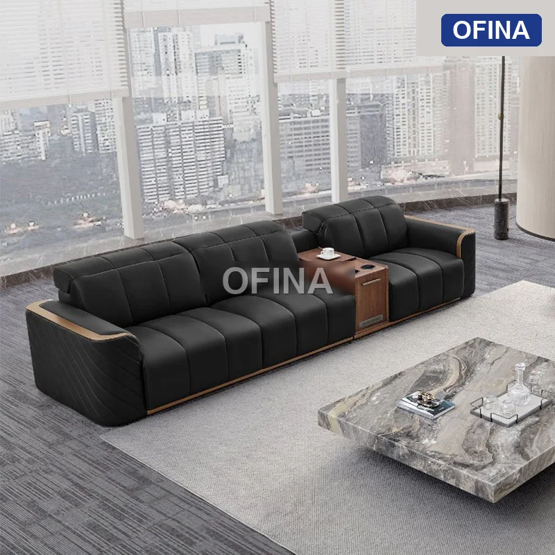 Sofa da cao cấp SF8063A-4 thumbnail 2