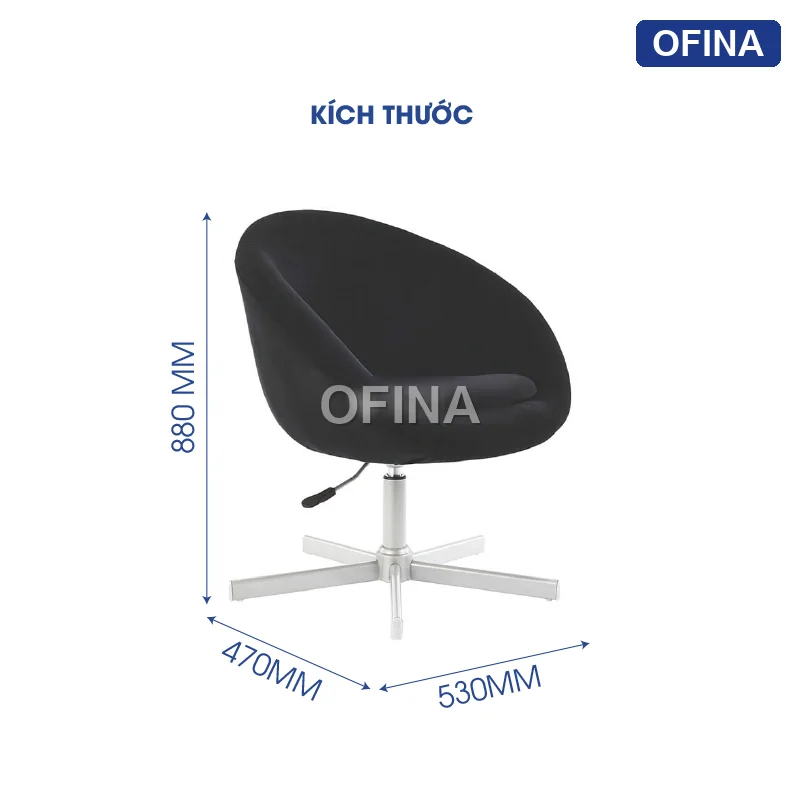 Ghế phòng chờ chân xoay SK-B132-1