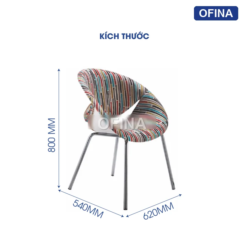 Ghế phòng chờ chân cố định SK-B189-5A thumbnail 2