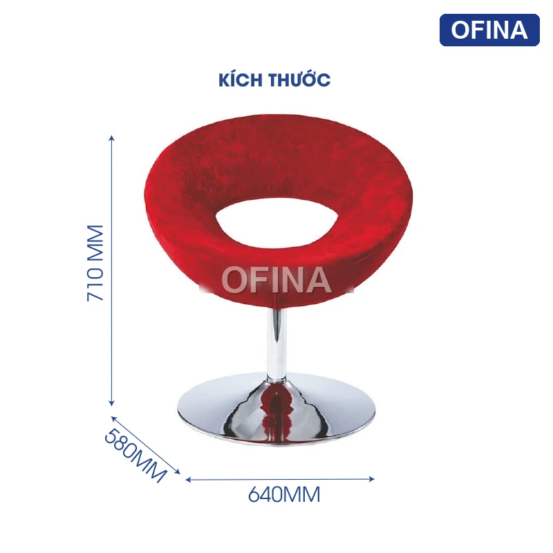 Ghế phòng chờ chân xoay SK-B206 thumbnail 2