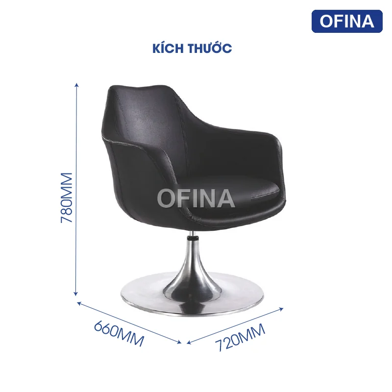 Ghế phòng chờ chân xoay SK-B218-1 thumbnail 2