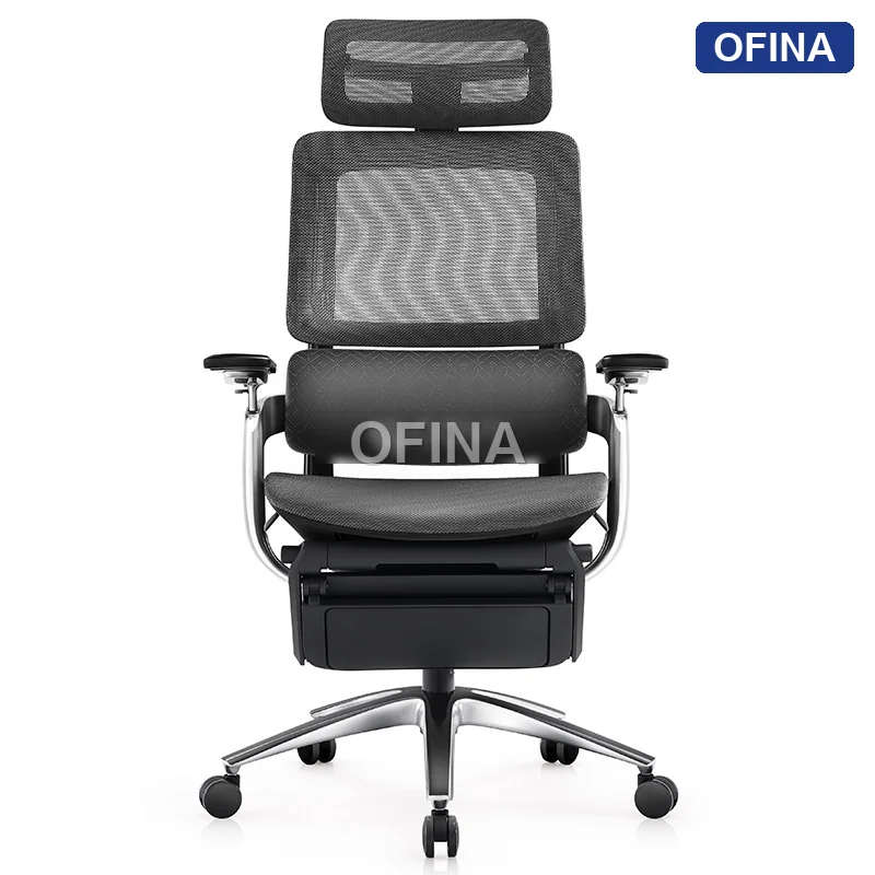 Ghế công thái học Ergonomic Skyfall Black